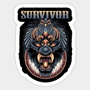 SURVIVE SURV SURVIVOR BAND Sticker